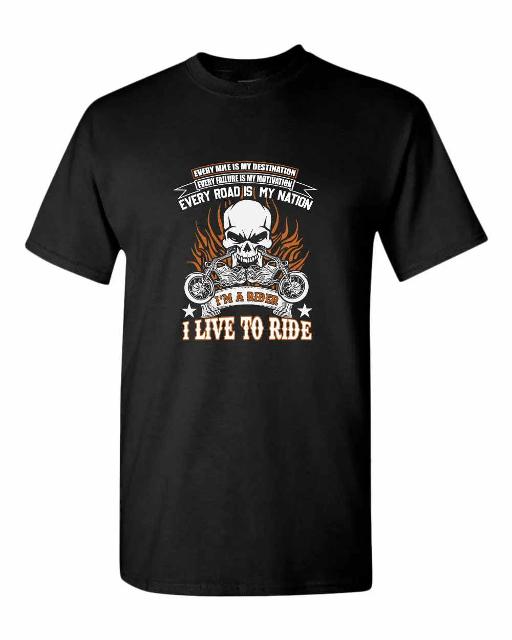 I live to ride, i'm a rider motorcycle t-shirt