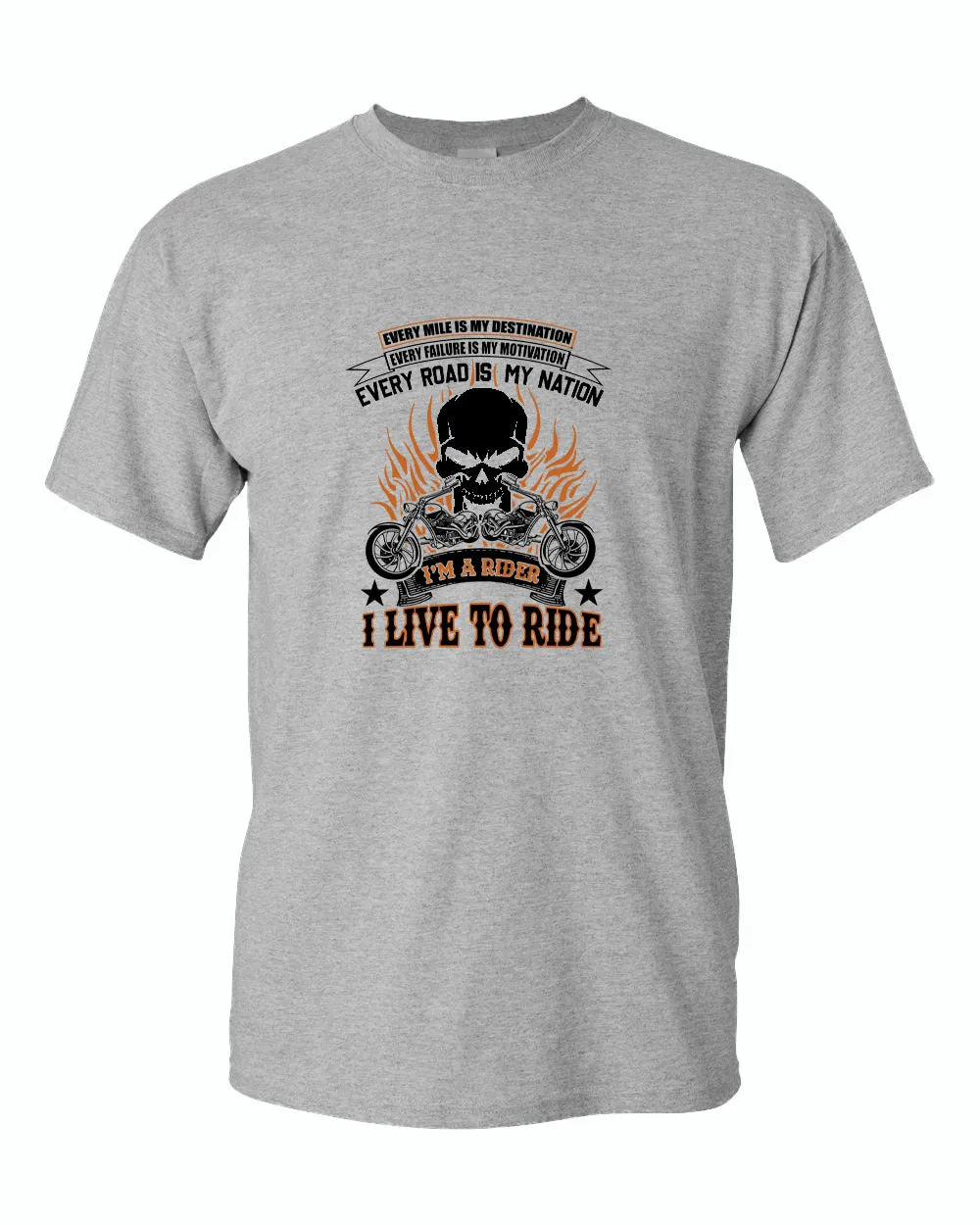 I live to ride, i'm a rider motorcycle t-shirt
