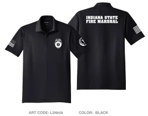 Indiana State Fire Marshal Store 1 Hi-Tech Performance Men's SS Polo - L2Nh5k