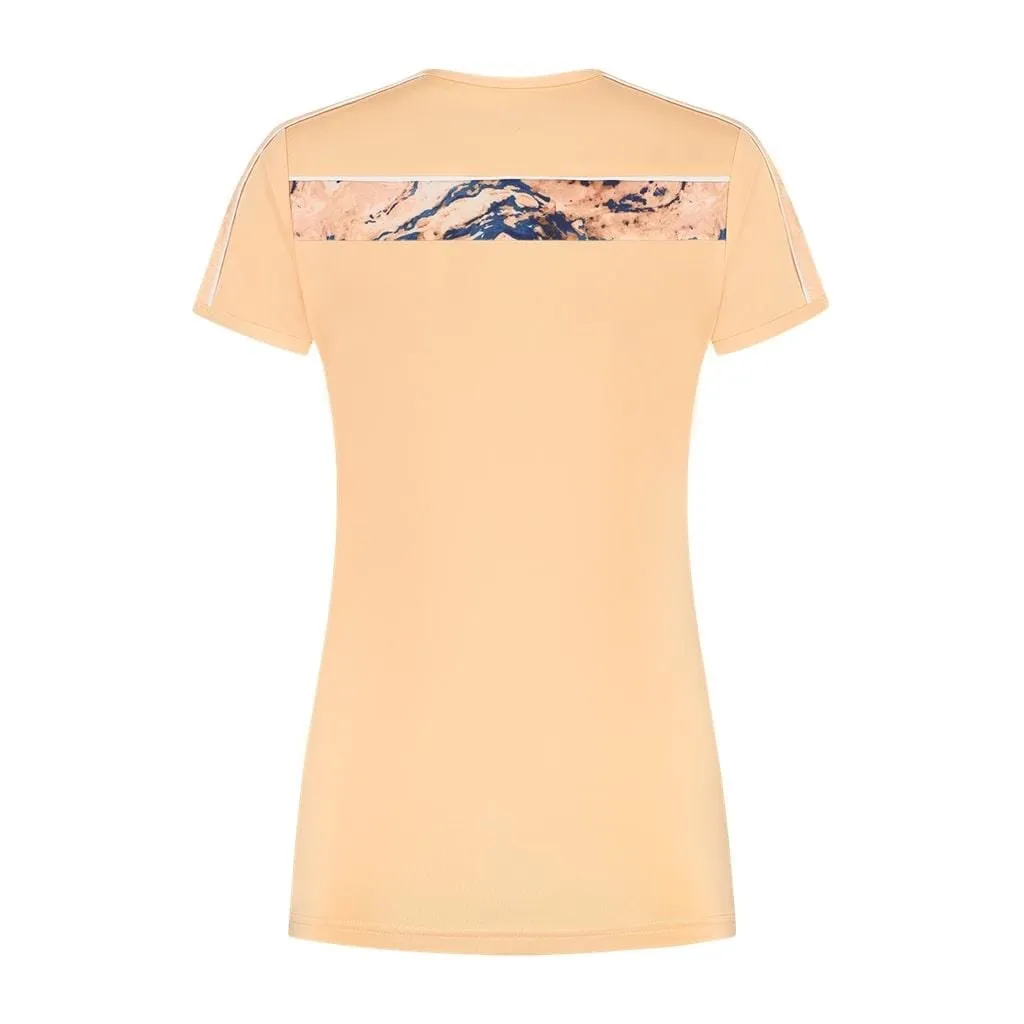 K-Swiss Hypercourt Crew Tee 3 Womens Badminton T-Shirt - Peach Fuzz