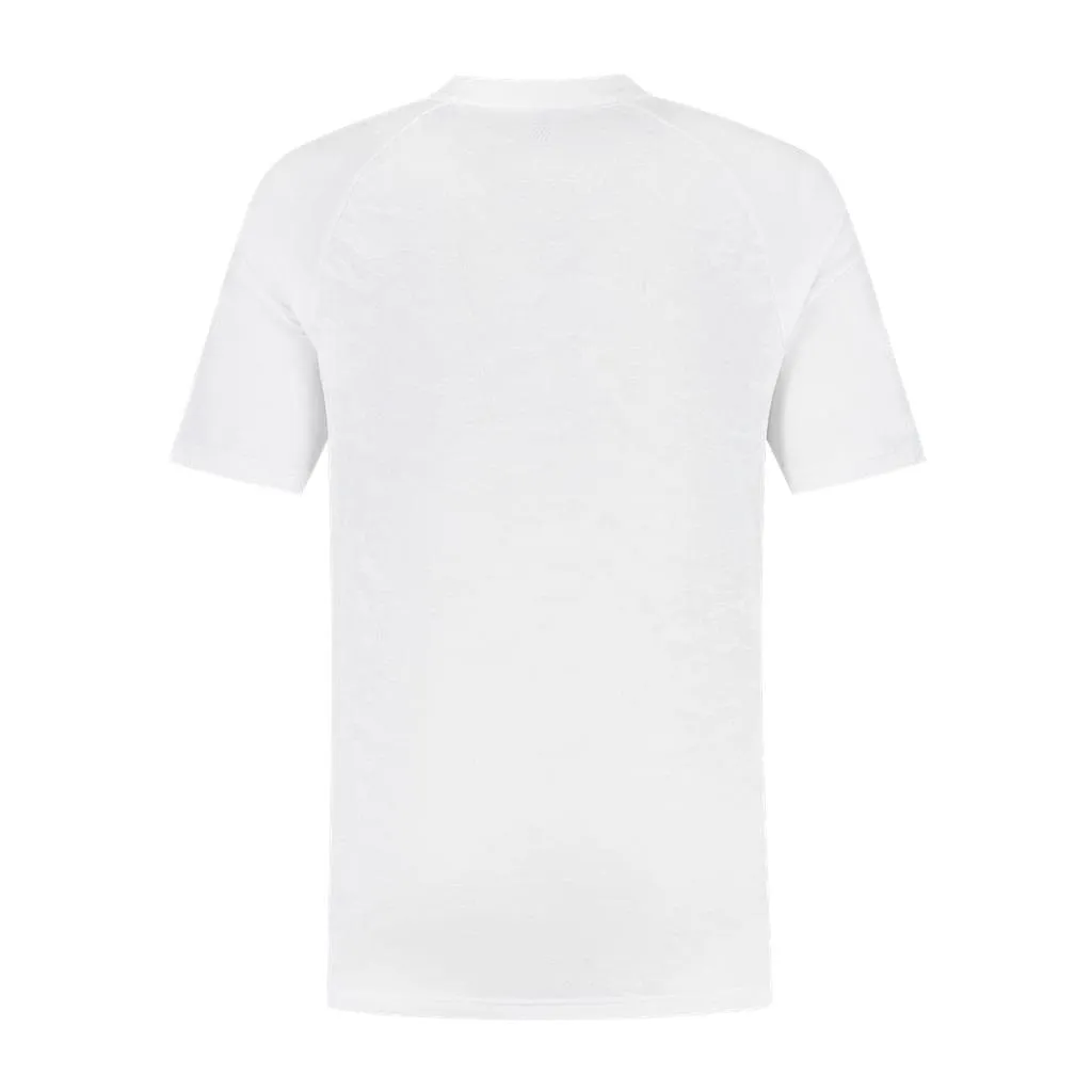 K-Swiss Hypercourt Print Crew 4 Mens Badminton T-Shirt - White