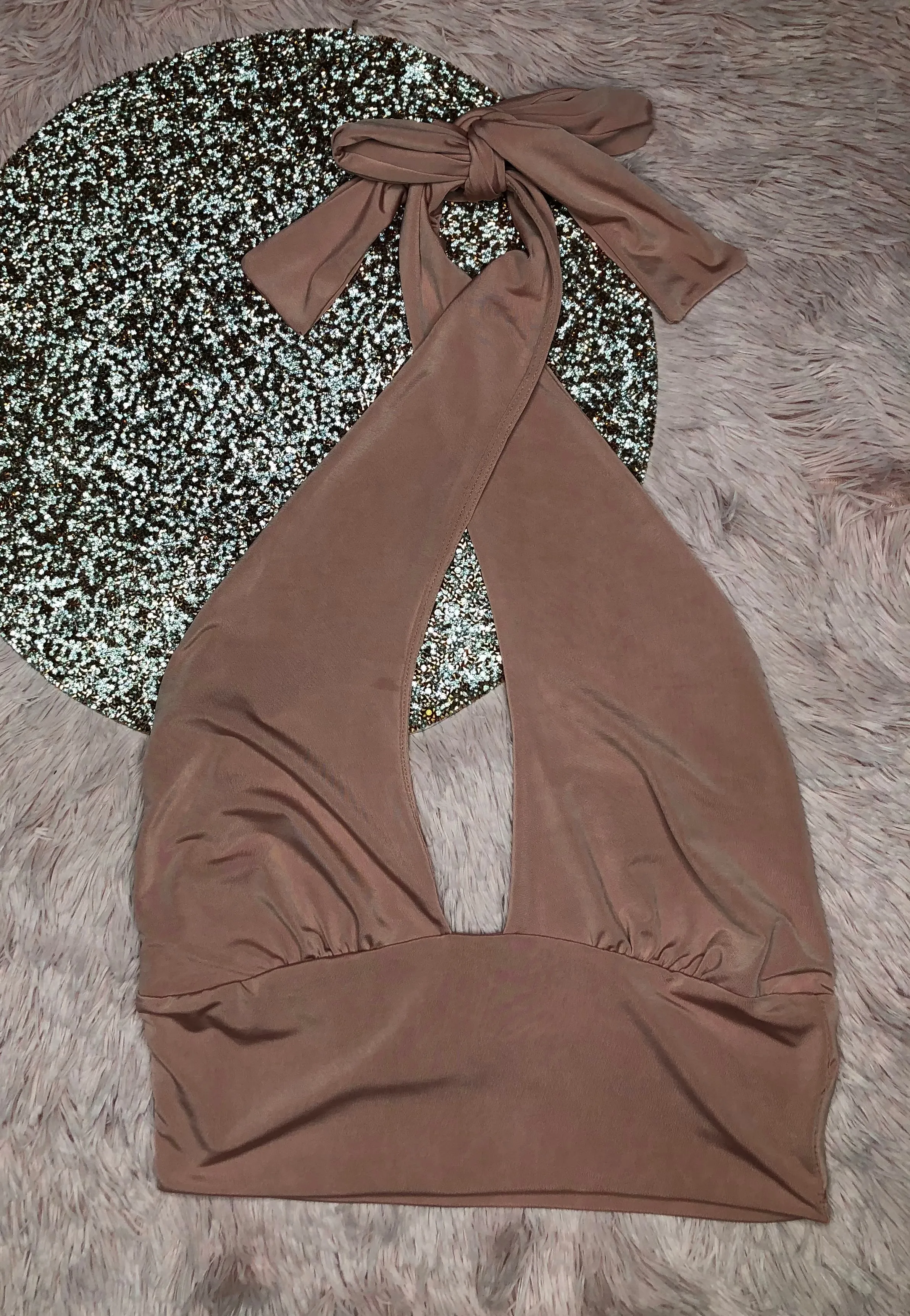 Karla Halter Top(mauve)