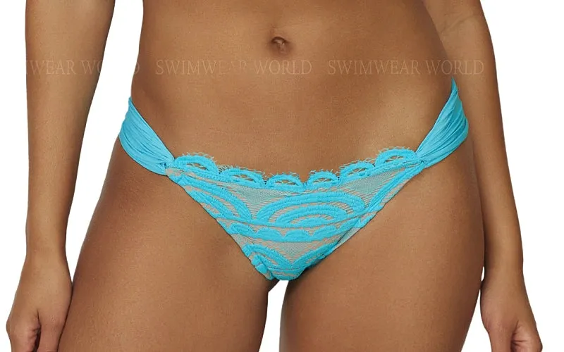 Lace Halter-Lace Fanned Bikini