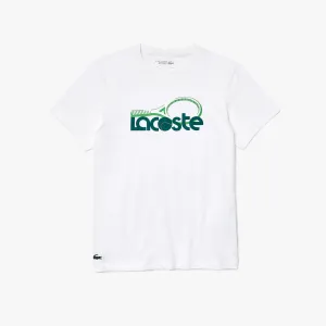 Lacoste Men's SPORT Crew Neck Tennis Print Breathable T-shirt - NEW ARRIVAL