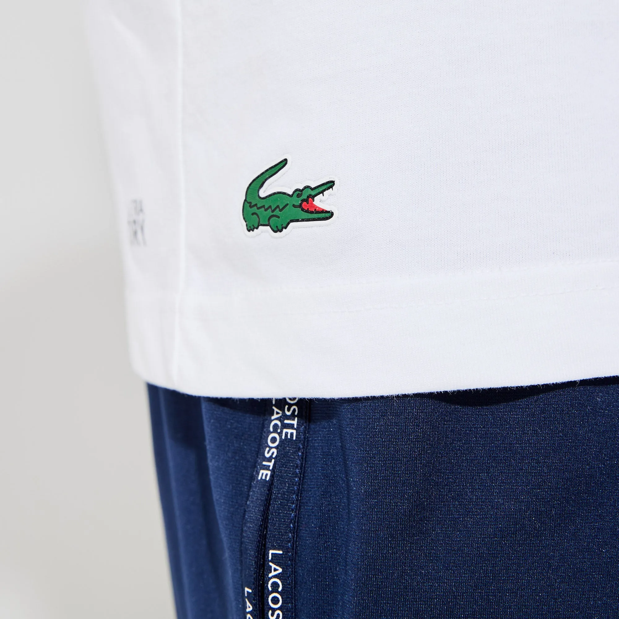Lacoste Men's SPORT Crew Neck Tennis Print Breathable T-shirt - NEW ARRIVAL