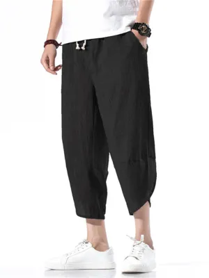 Large Size Breathable Men's Harem Pants