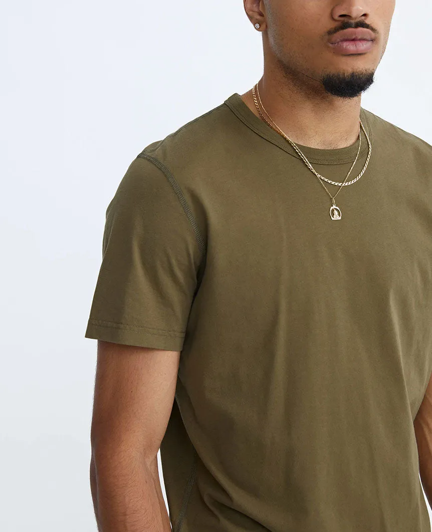 Lightweight Jersey T-shirt Moss