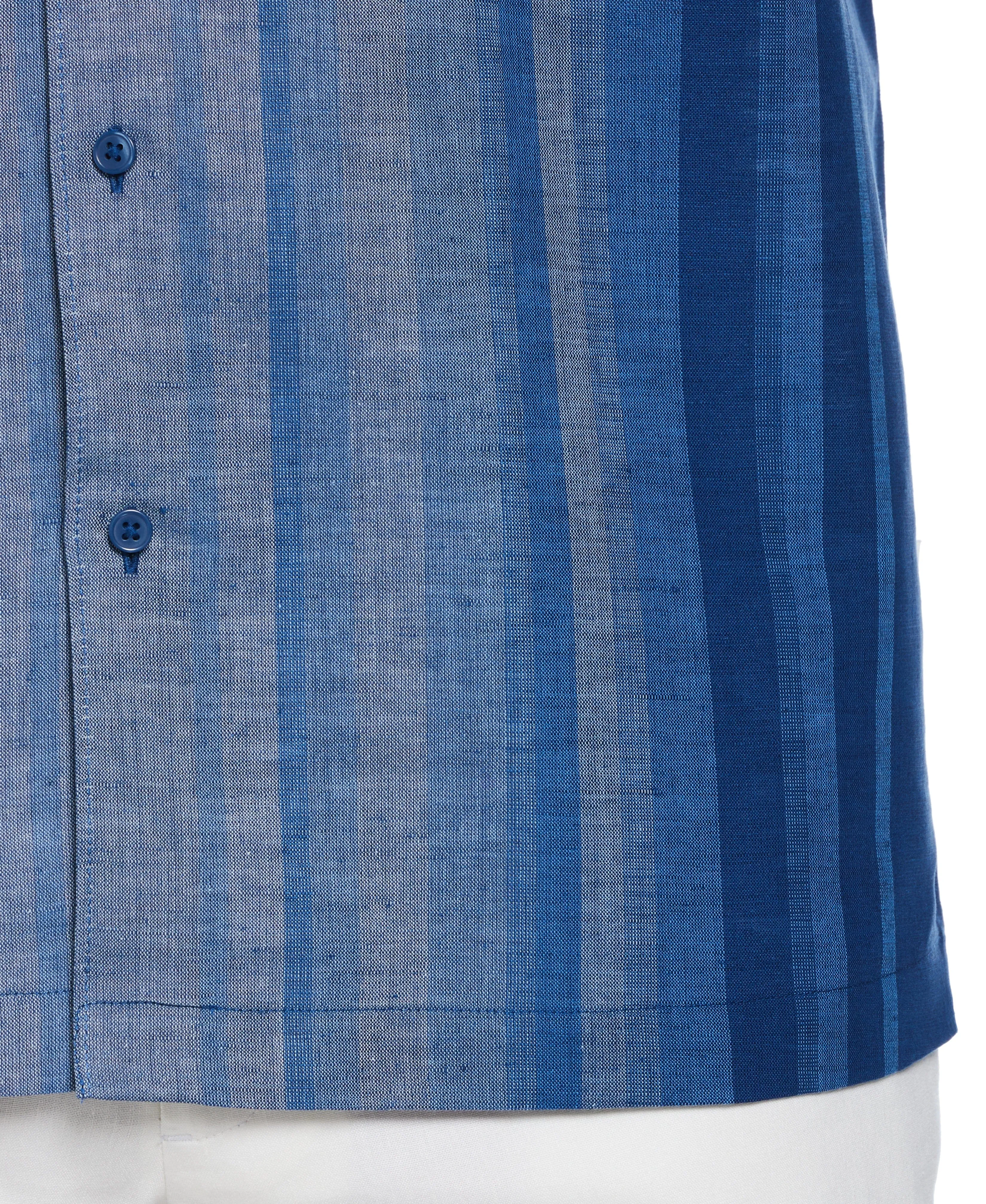 Linen Blend Ombre Stripe Shirt
