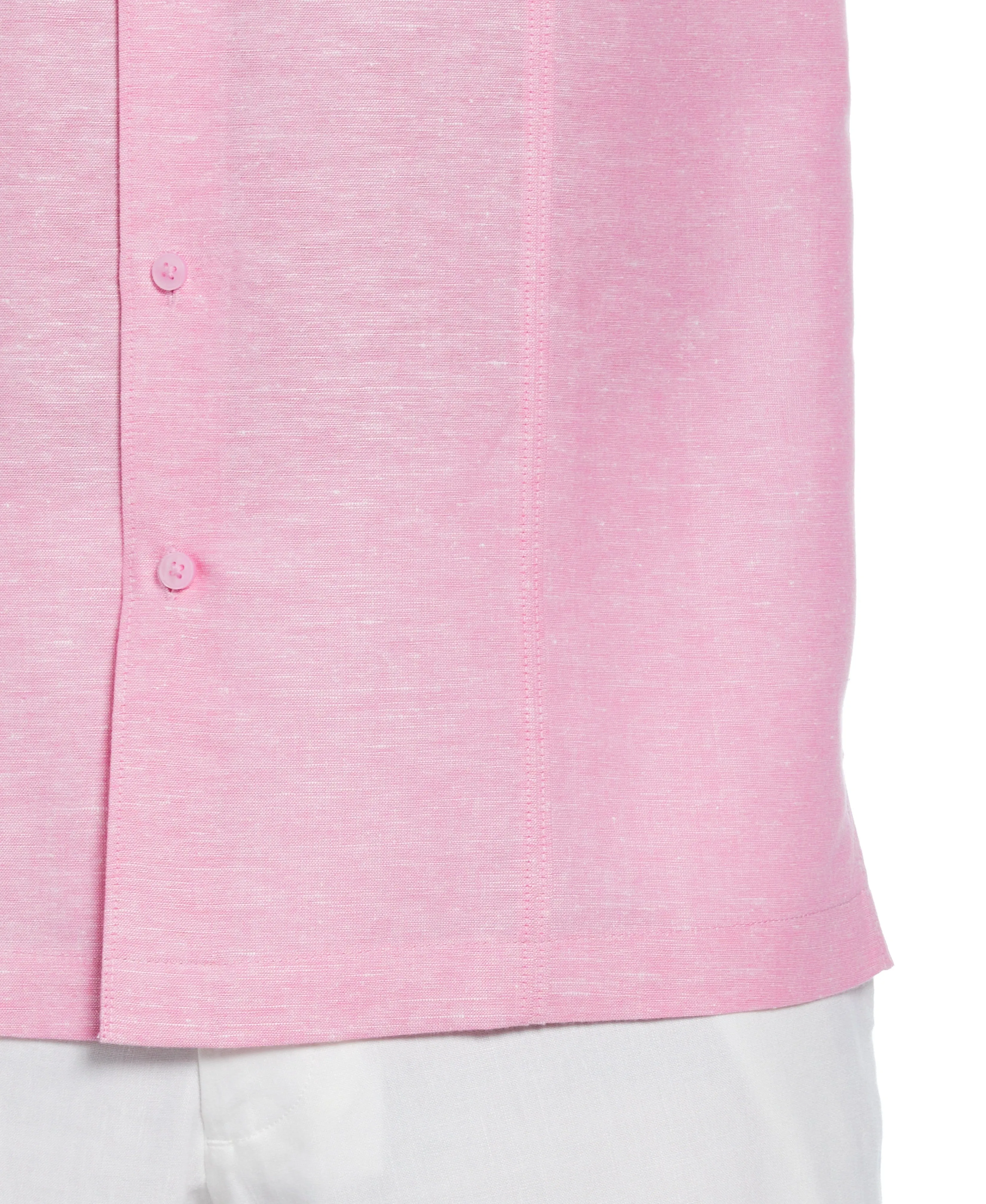 Linen Blend Panel Shirt