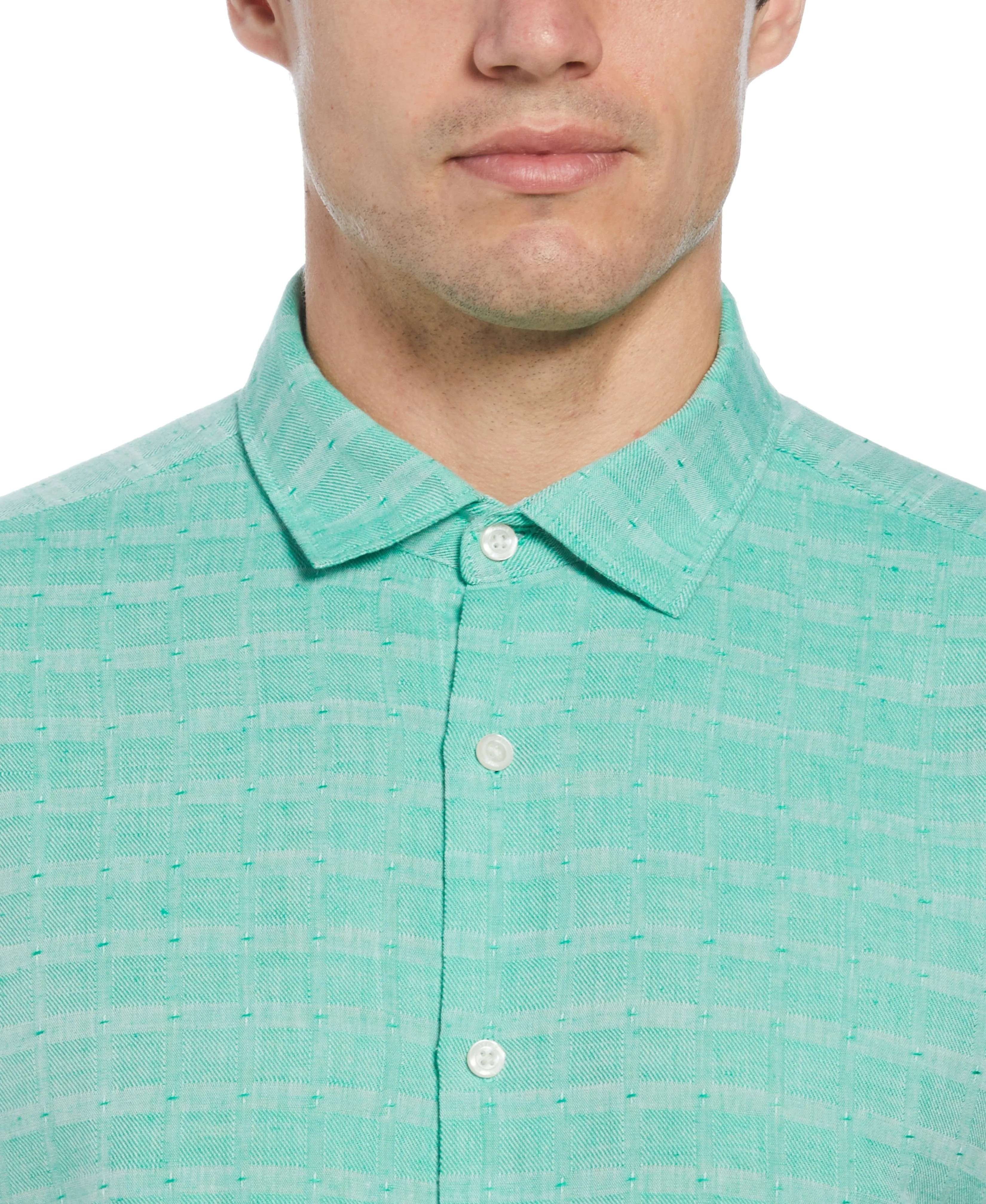 Linen Blend Textured Shirt