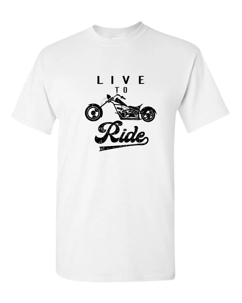 Live to ride motorcycle t-shirt