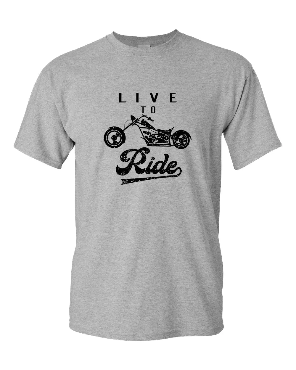 Live to ride motorcycle t-shirt