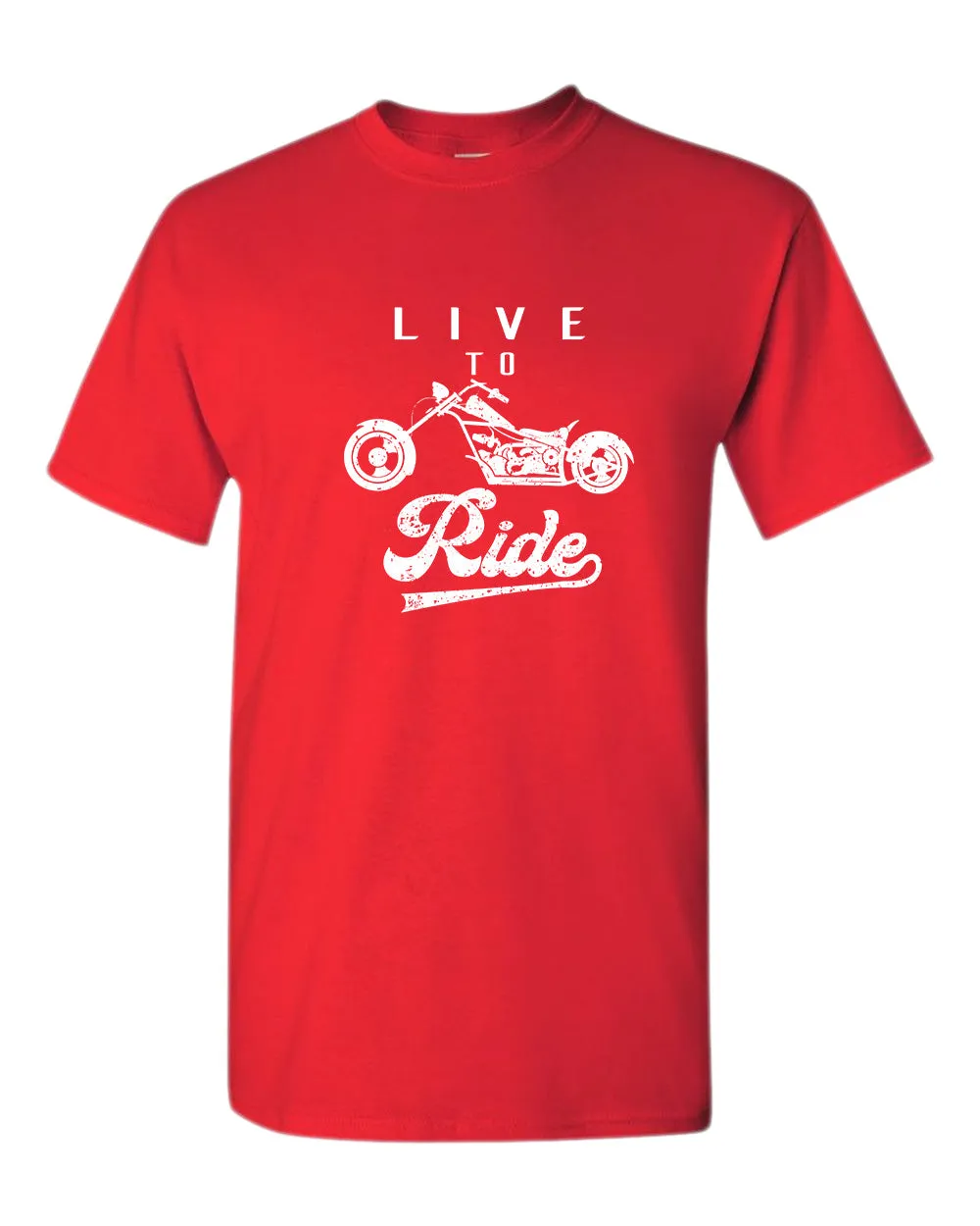 Live to ride motorcycle t-shirt
