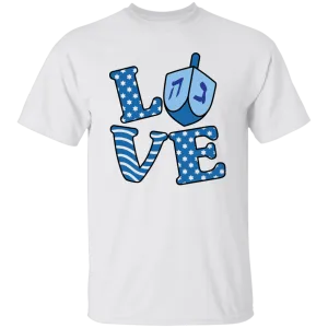 LOVE Hannukah 5.3 oz. T-Shirt