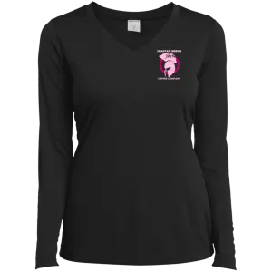 LST353LS Ladies’ Long Sleeve Performance V-Neck Tee