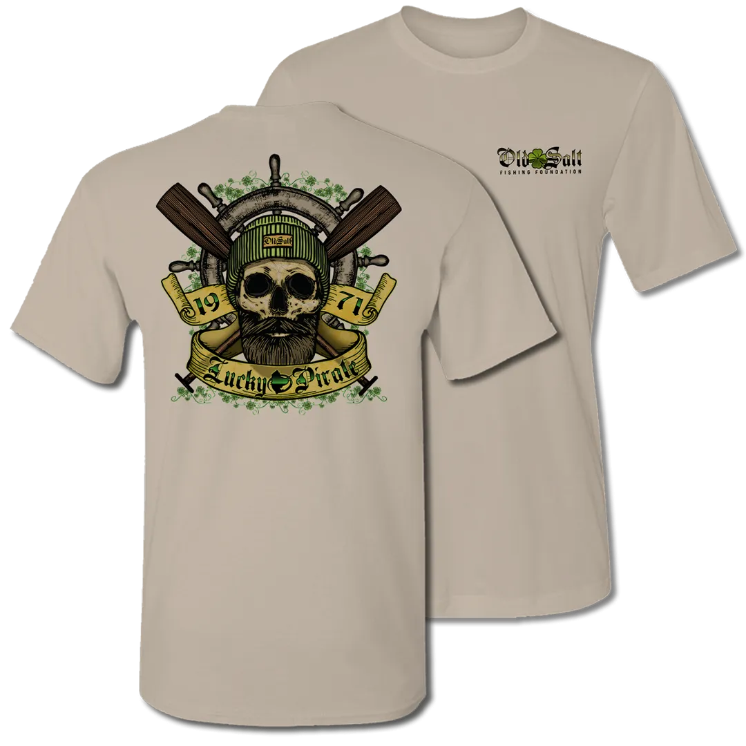 Lucky Pirate - Short Sleeve T-Shirt - Tan