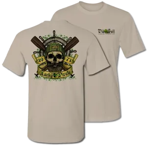 Lucky Pirate - Short Sleeve T-Shirt - Tan