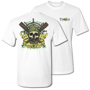 Lucky Pirate - Short Sleeve T-Shirt - White