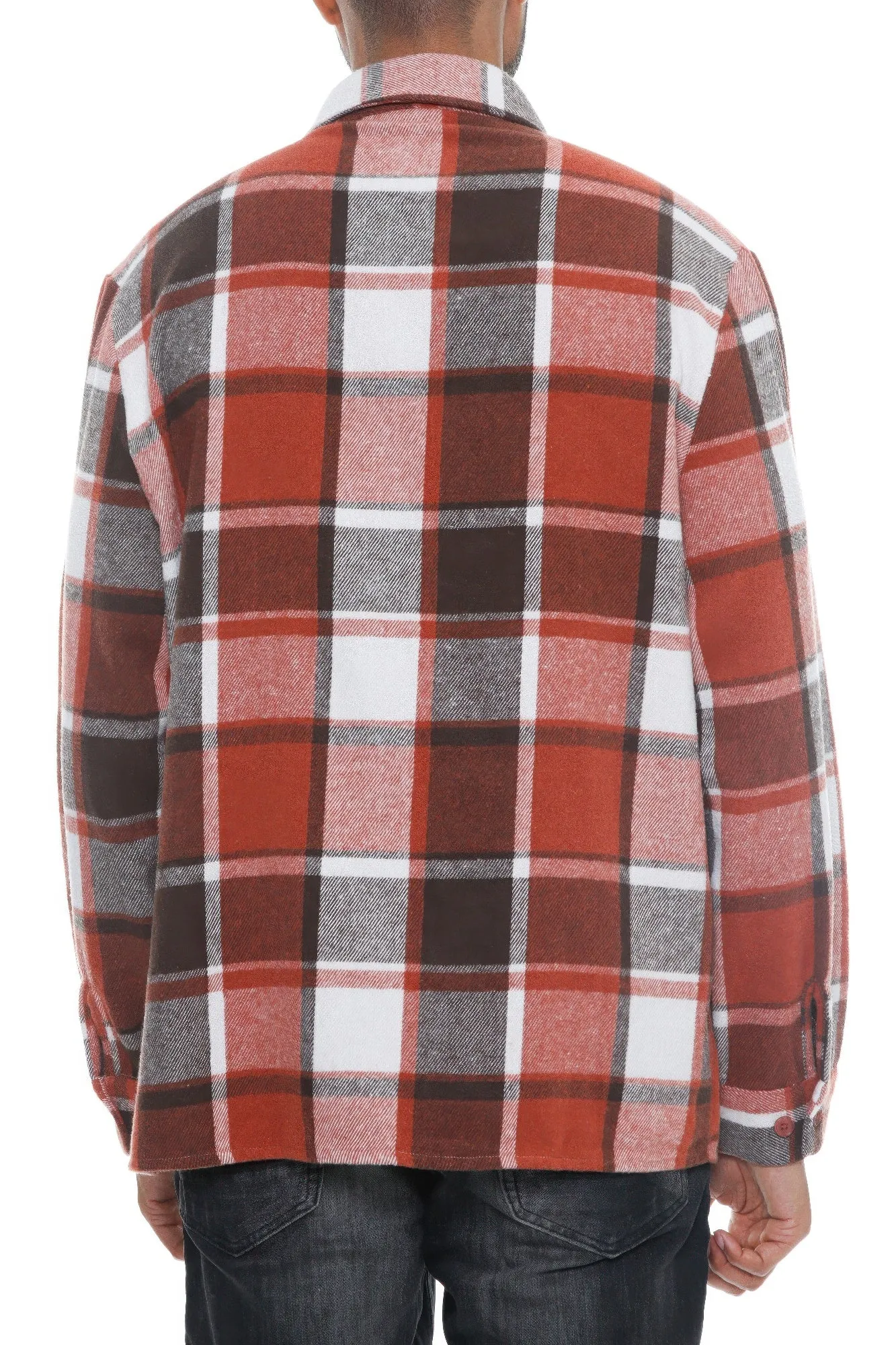 Men's Checkered Soft Flannel Shacket