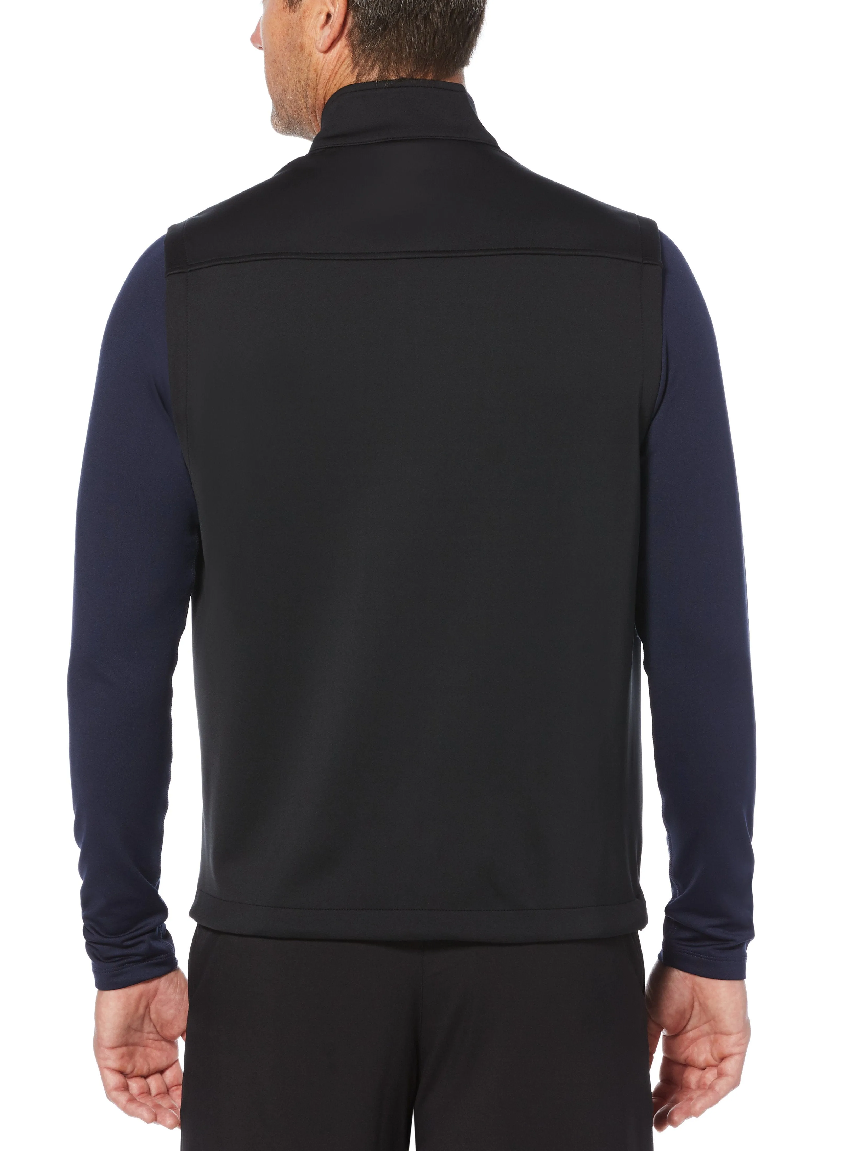 Mens High Gauge Fleece Full Zip Vest