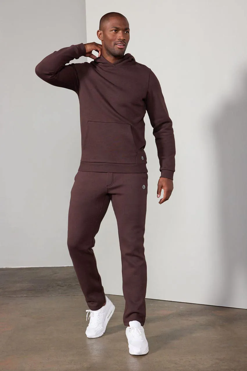 Men's Luxefleece Pullover Hoodie - Chocolate Brown