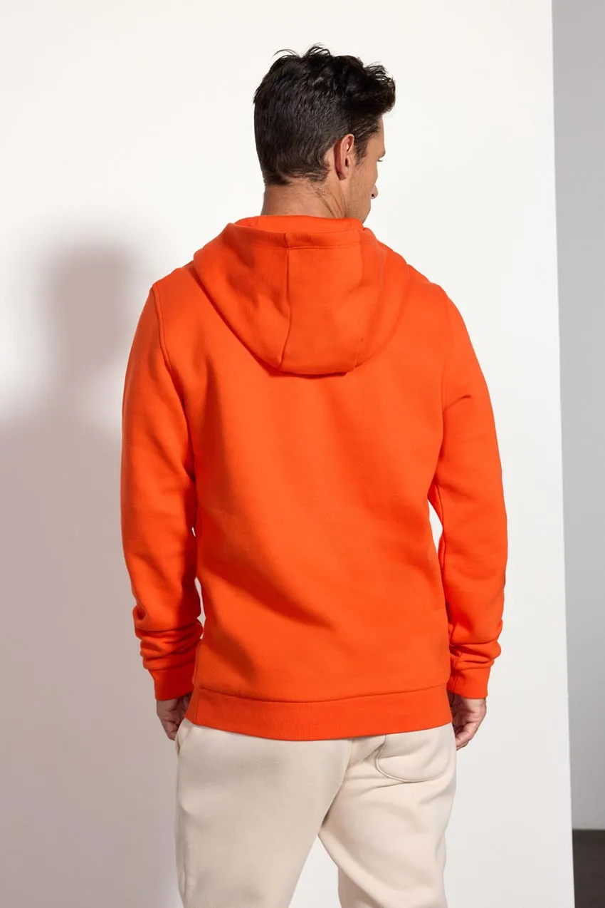 Men's Luxefleece Pullover Hoodie - Spicy Orange