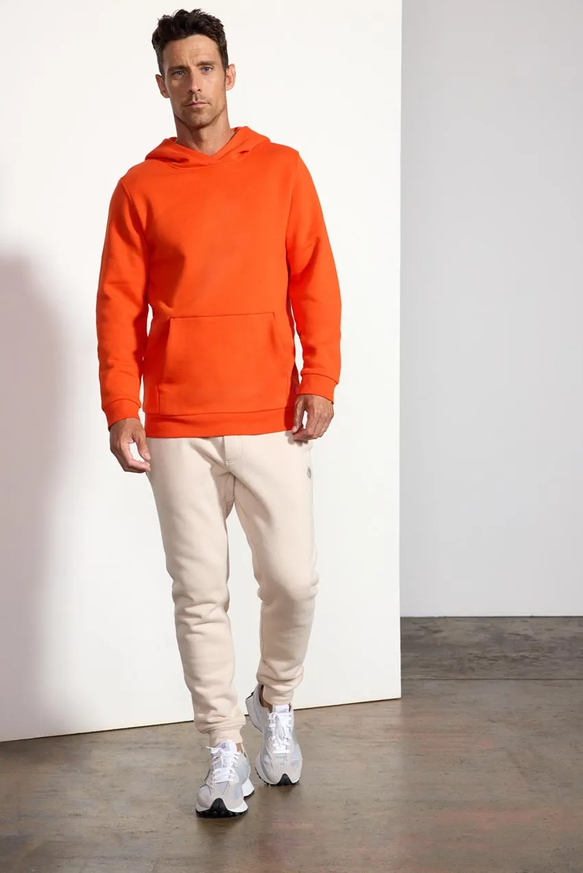 Men's Luxefleece Pullover Hoodie - Spicy Orange