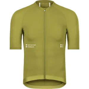 Men's Mono Short Sleeve Jersey - Olive Gold