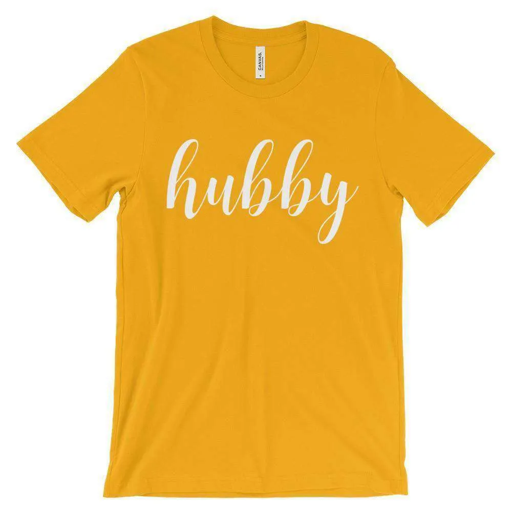 Men's "Hubby" T Shirt - Sweet Script