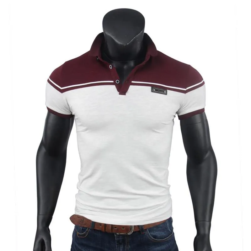 Men's Short Sleeve Polo Lapel