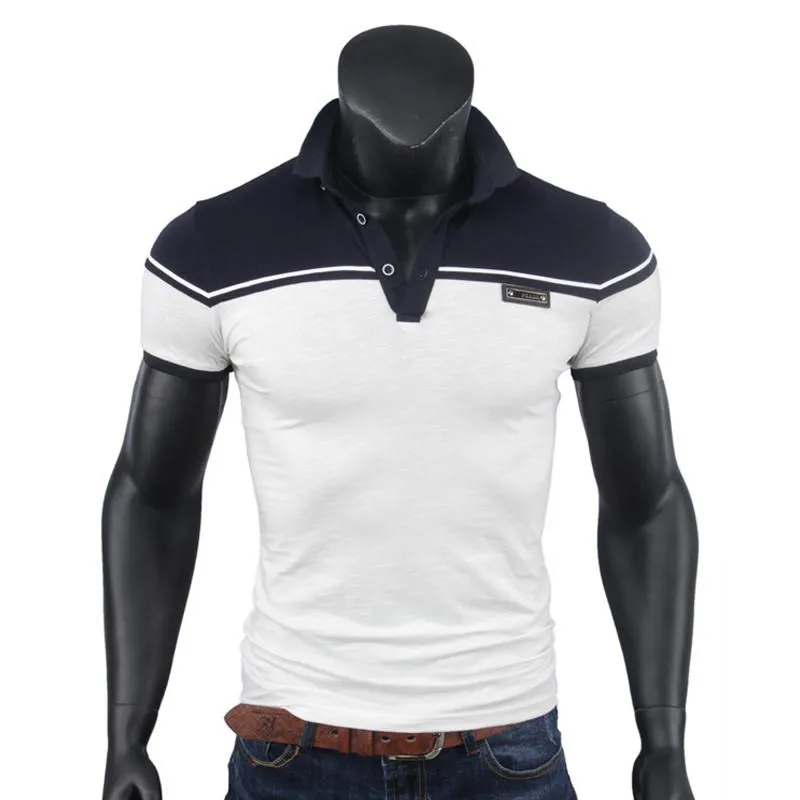 Men's Short Sleeve Polo Lapel