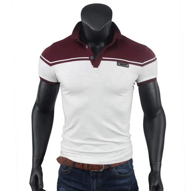 Men's Short Sleeve Polo Lapel
