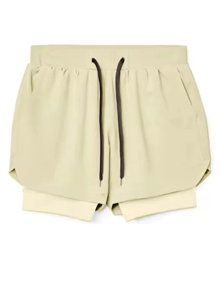 Men's Stretchy Breathable Jogging Shorts with Inter Pocket
