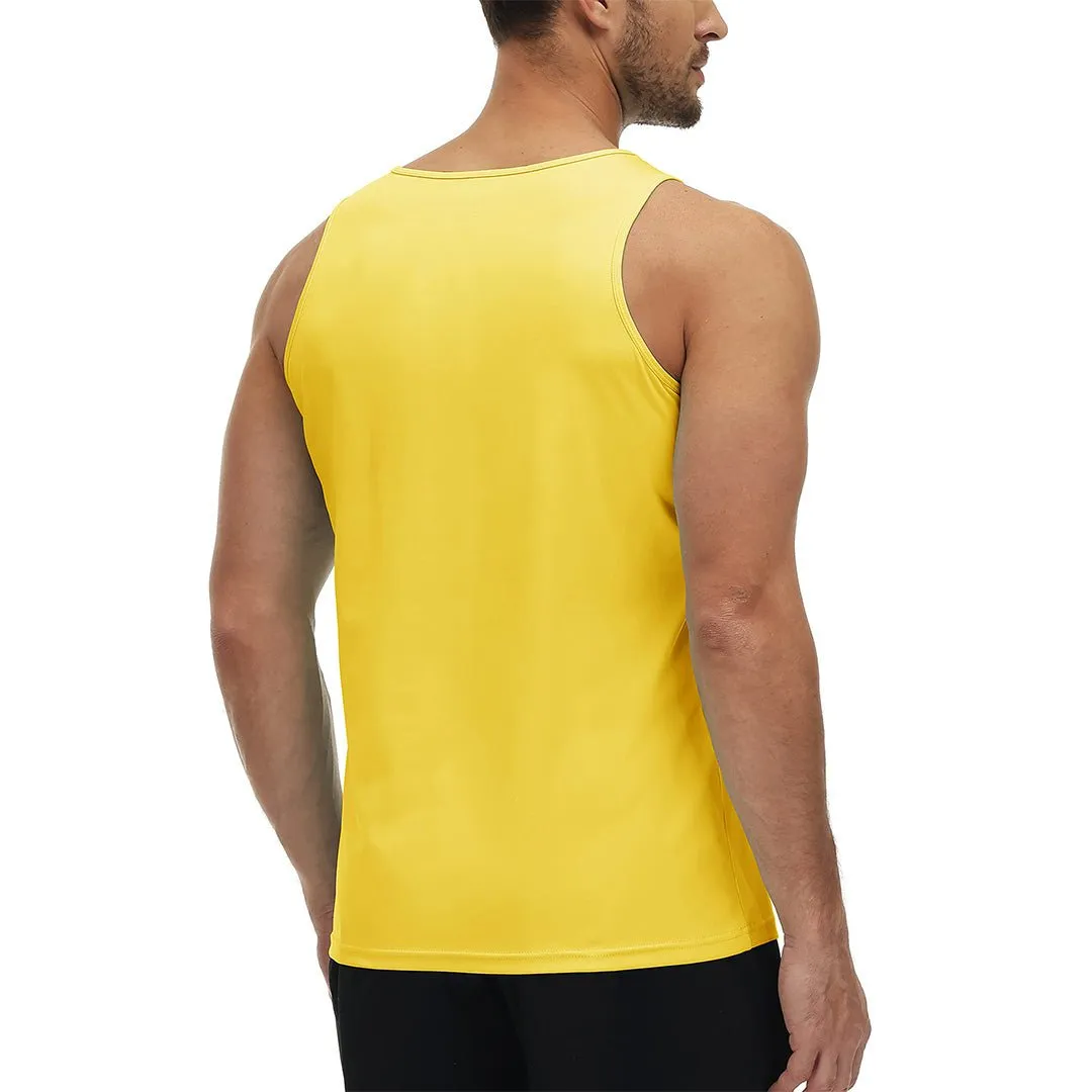 Men's UPF 50  Quick Dry Lightweight Running Tank Halter Tops