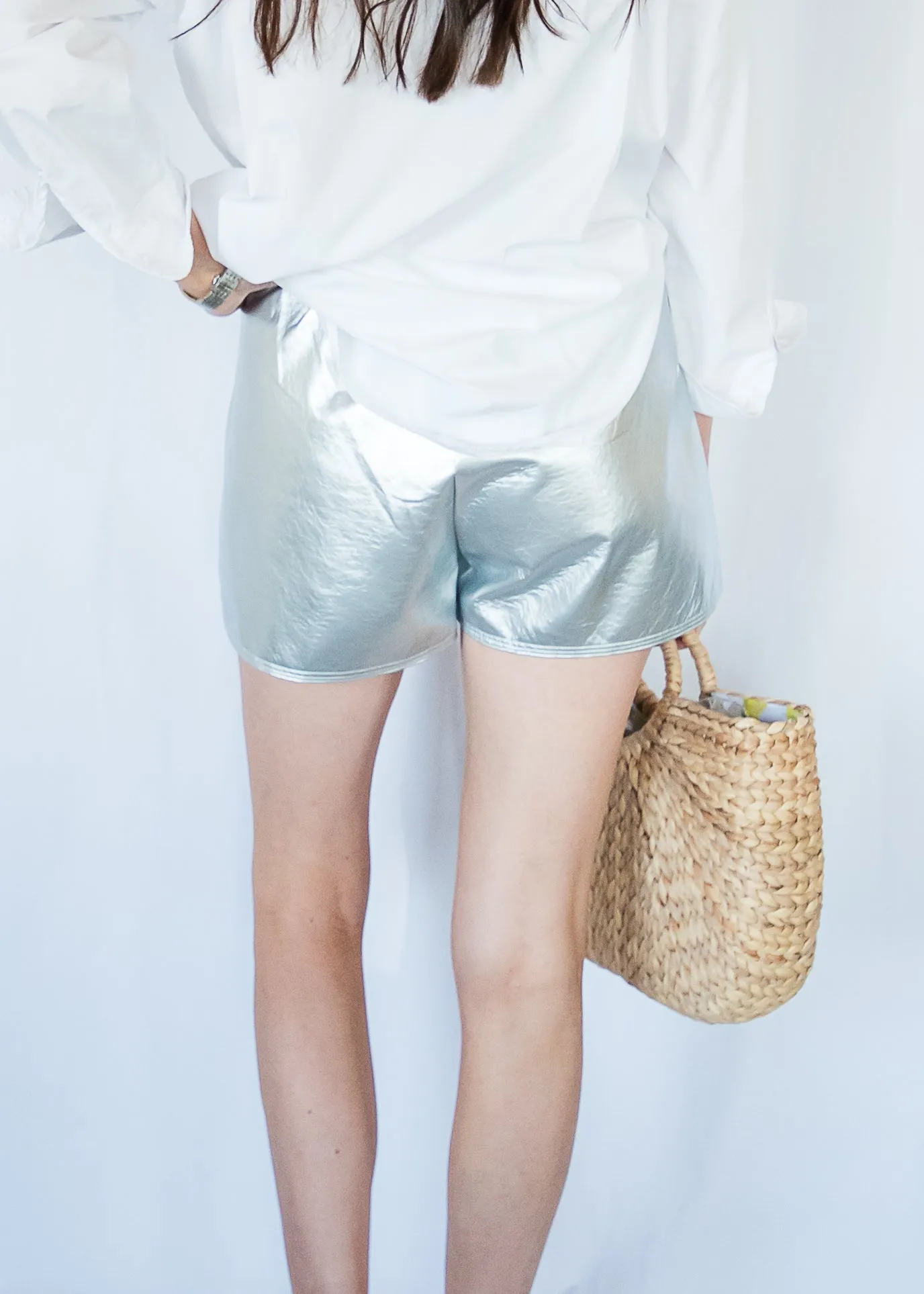 Metallic Mama Shorts
