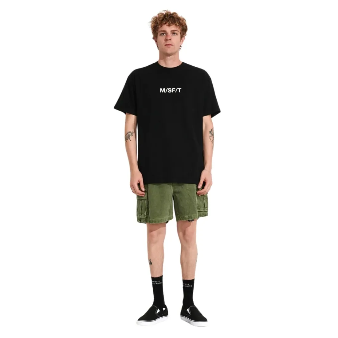 Misfit Supercorporate 2.0 T-Shirt - Washed Black