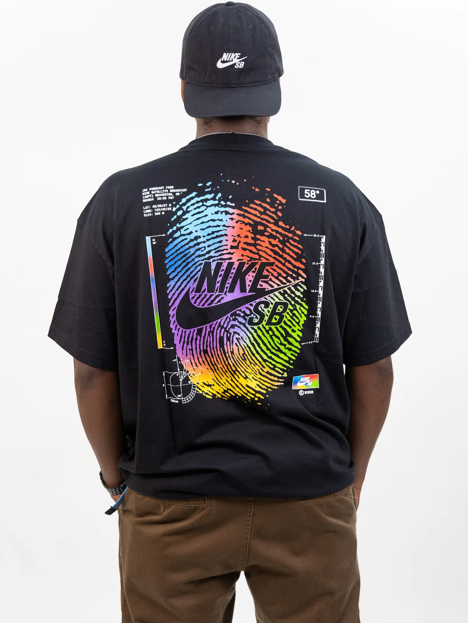 Nike SB Thumbprint Skate Tee - Black