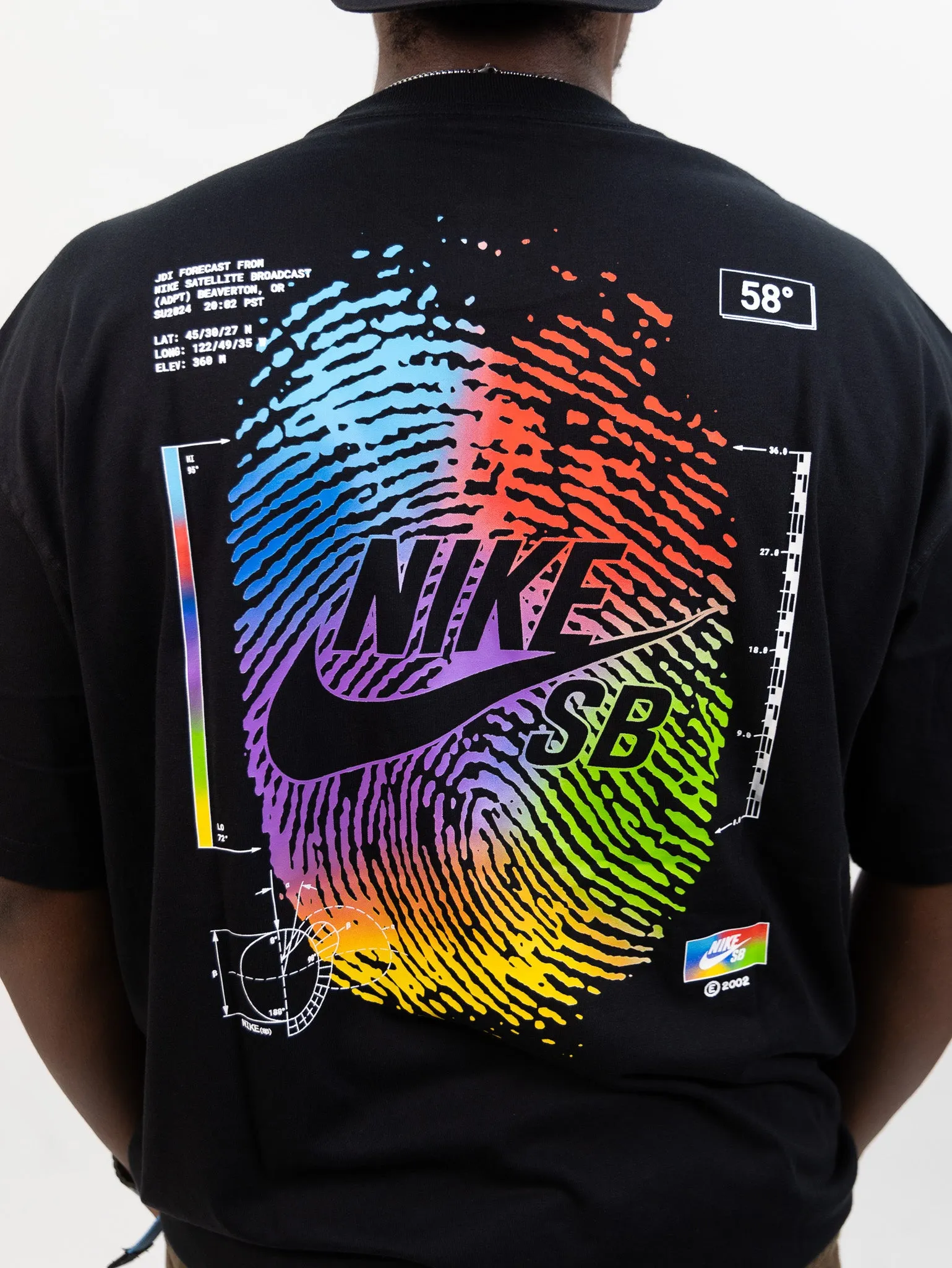 Nike SB Thumbprint Skate Tee - Black