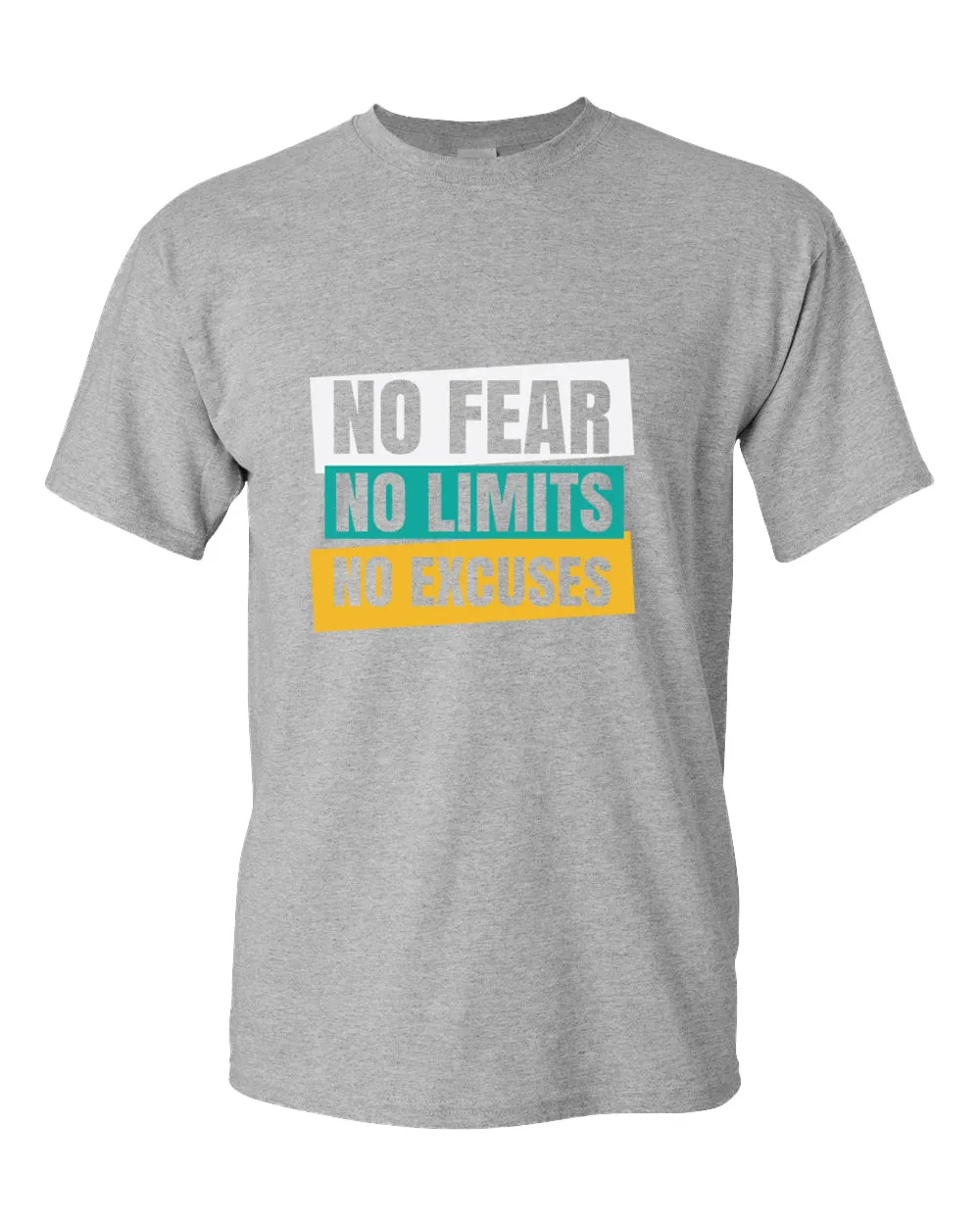 No fear no limits no excuses t-shirt, motivational t-shirt, inspirational tees, casual tees