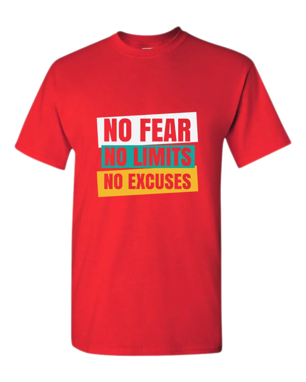 No fear no limits no excuses t-shirt, motivational t-shirt, inspirational tees, casual tees