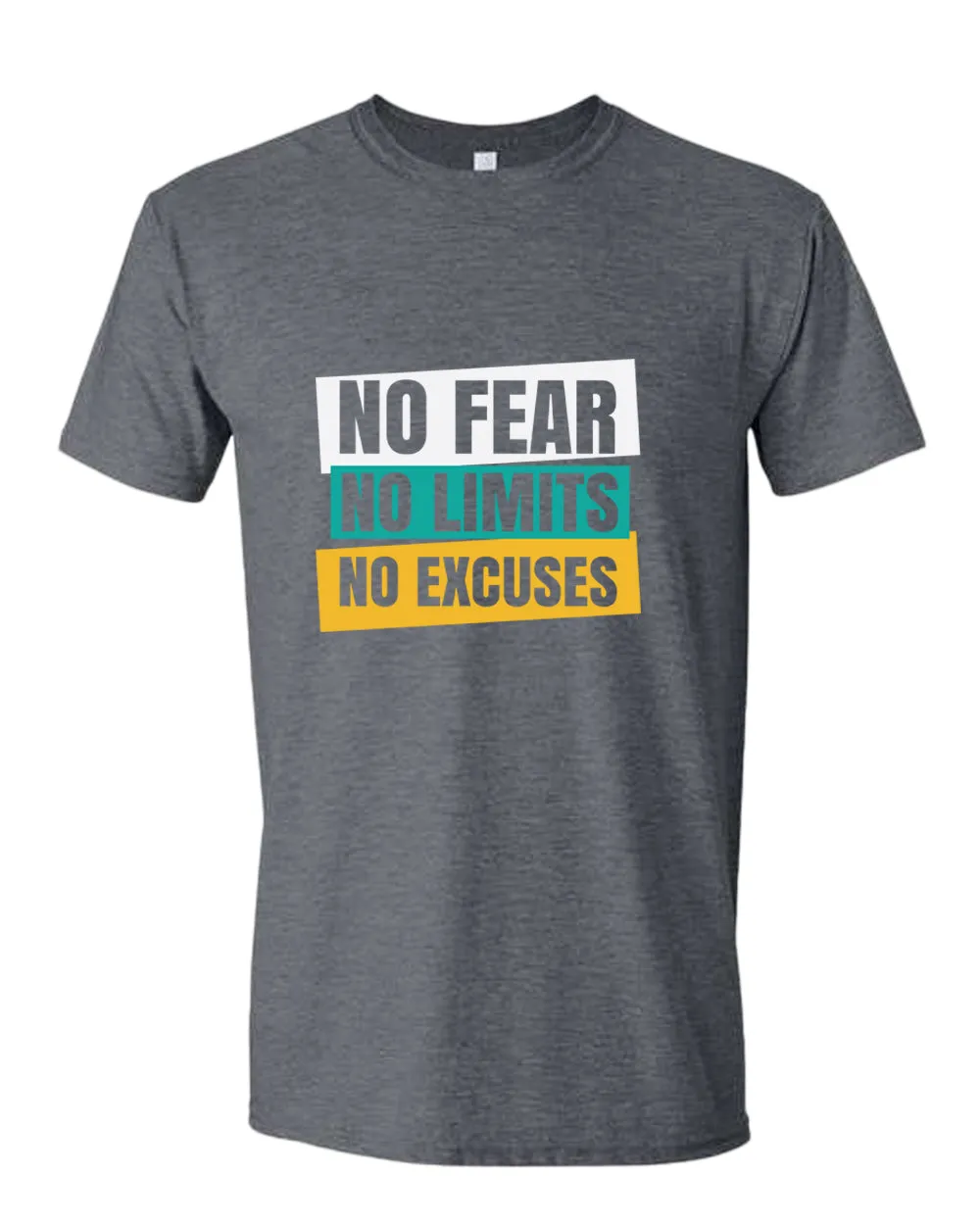 No fear no limits no excuses t-shirt, motivational t-shirt, inspirational tees, casual tees