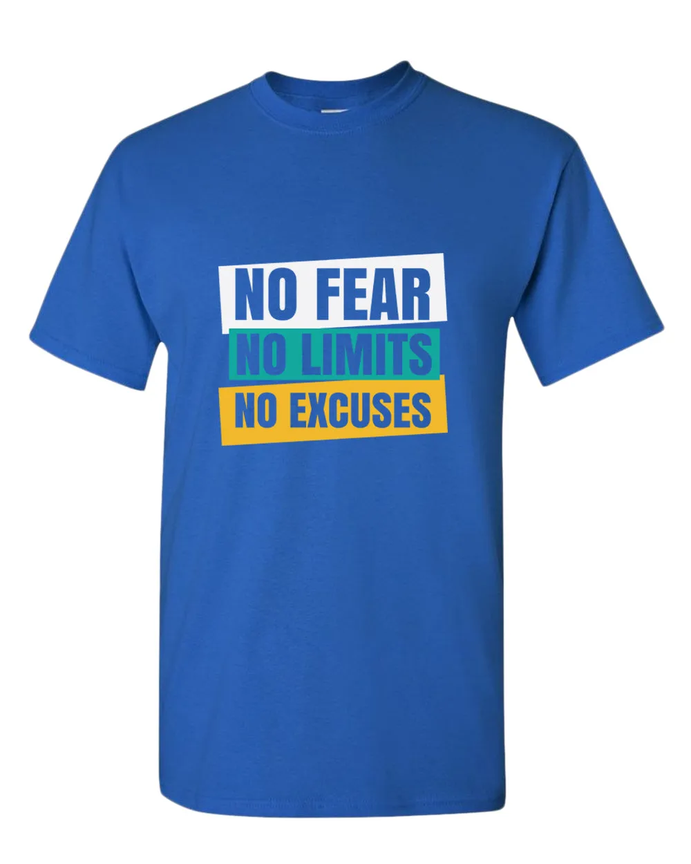 No fear no limits no excuses t-shirt, motivational t-shirt, inspirational tees, casual tees