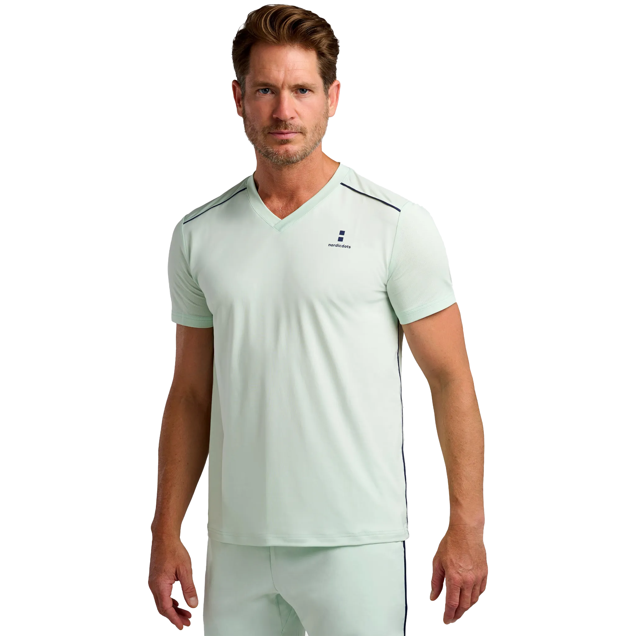 Nordicdots Performance V-Tee Mint