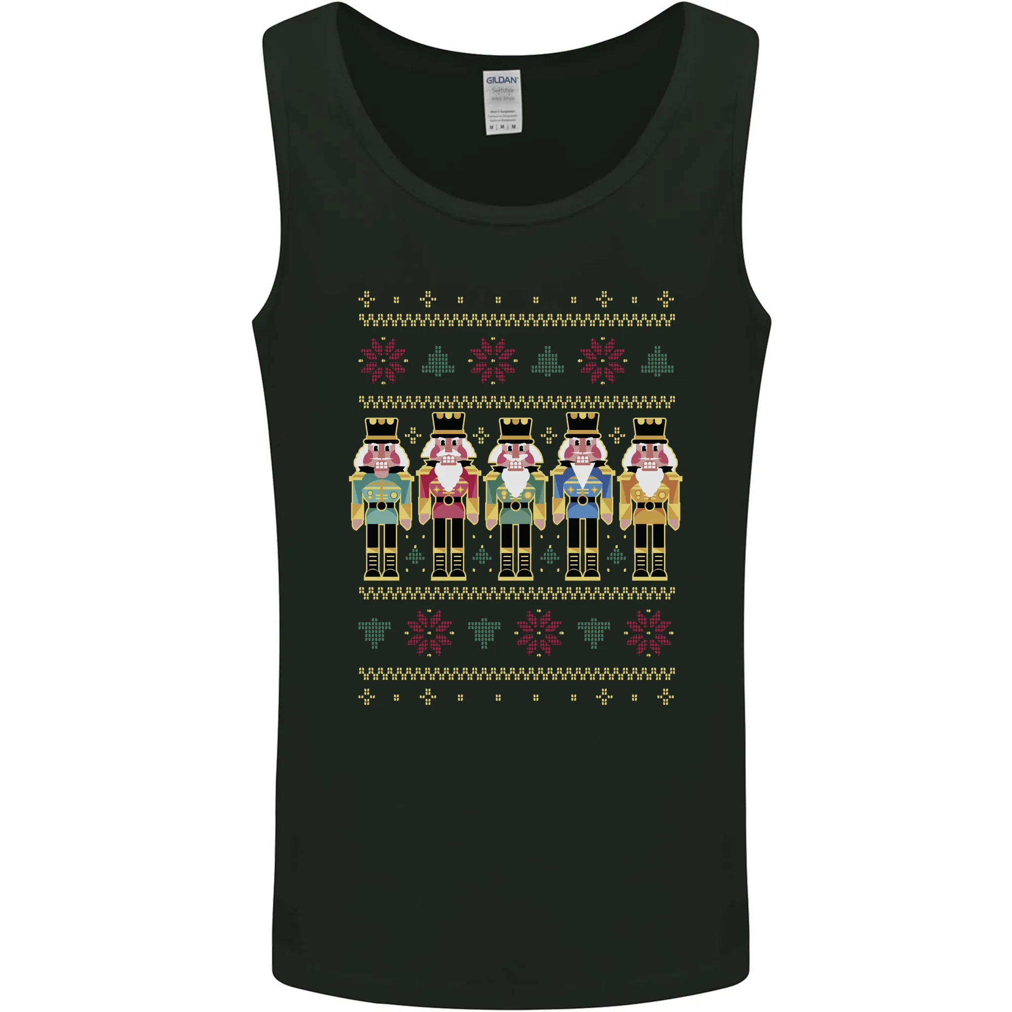 Nutcracker Christmas Xmas Traditional Mens Vest Tank Top