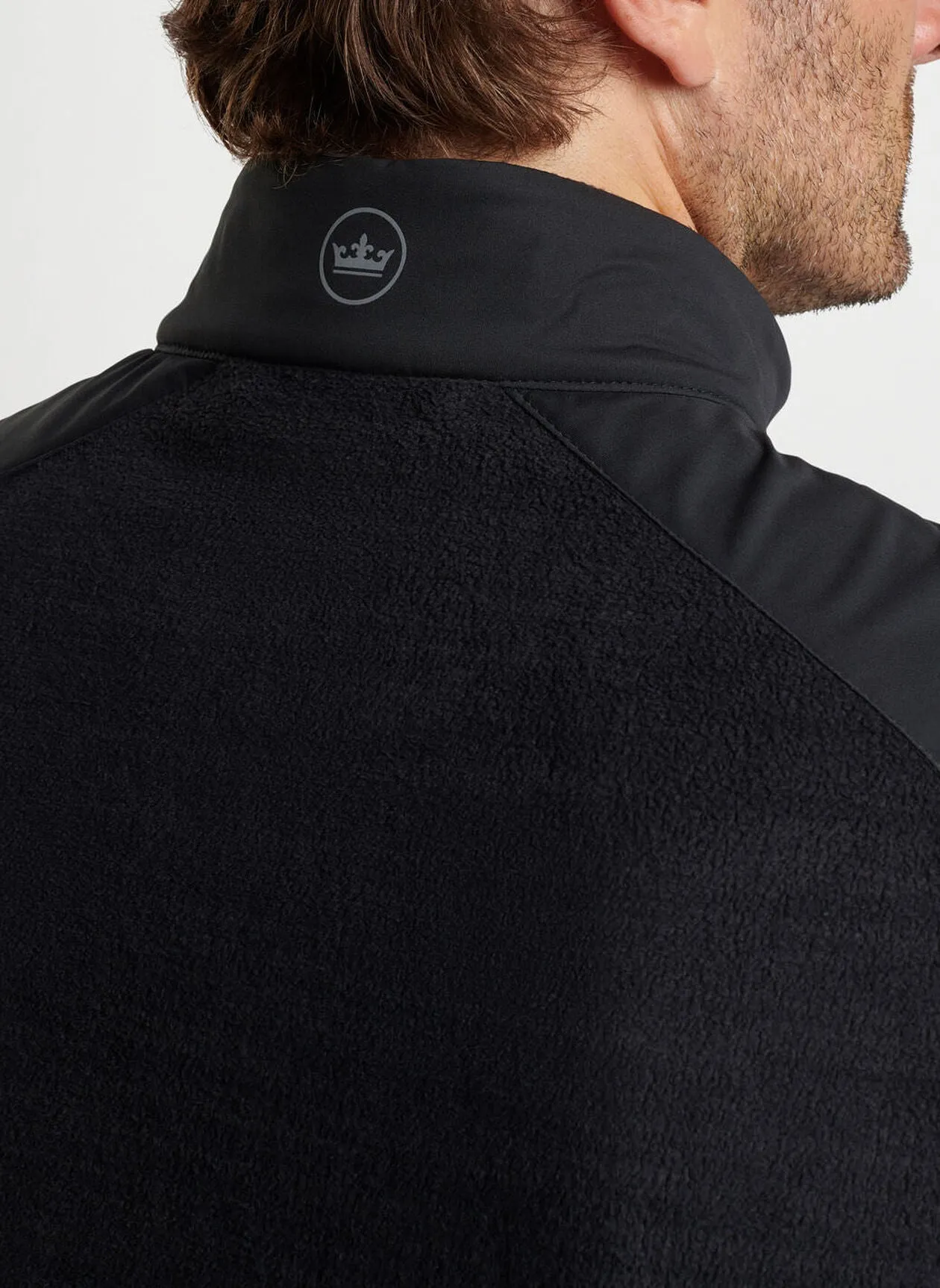 Peter Millar Mens Classic Fit Fade Vest - BLACK