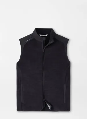 Peter Millar Mens Classic Fit Fade Vest - BLACK