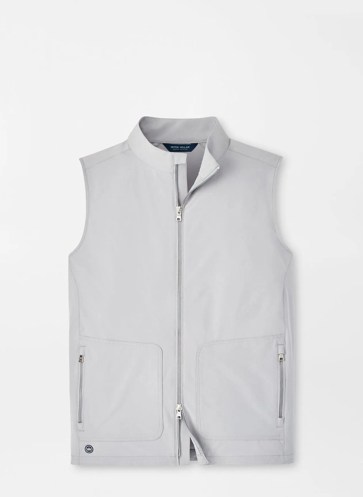 Peter Millar Mens Tailored Fit Contour Vest - GALE GREY
