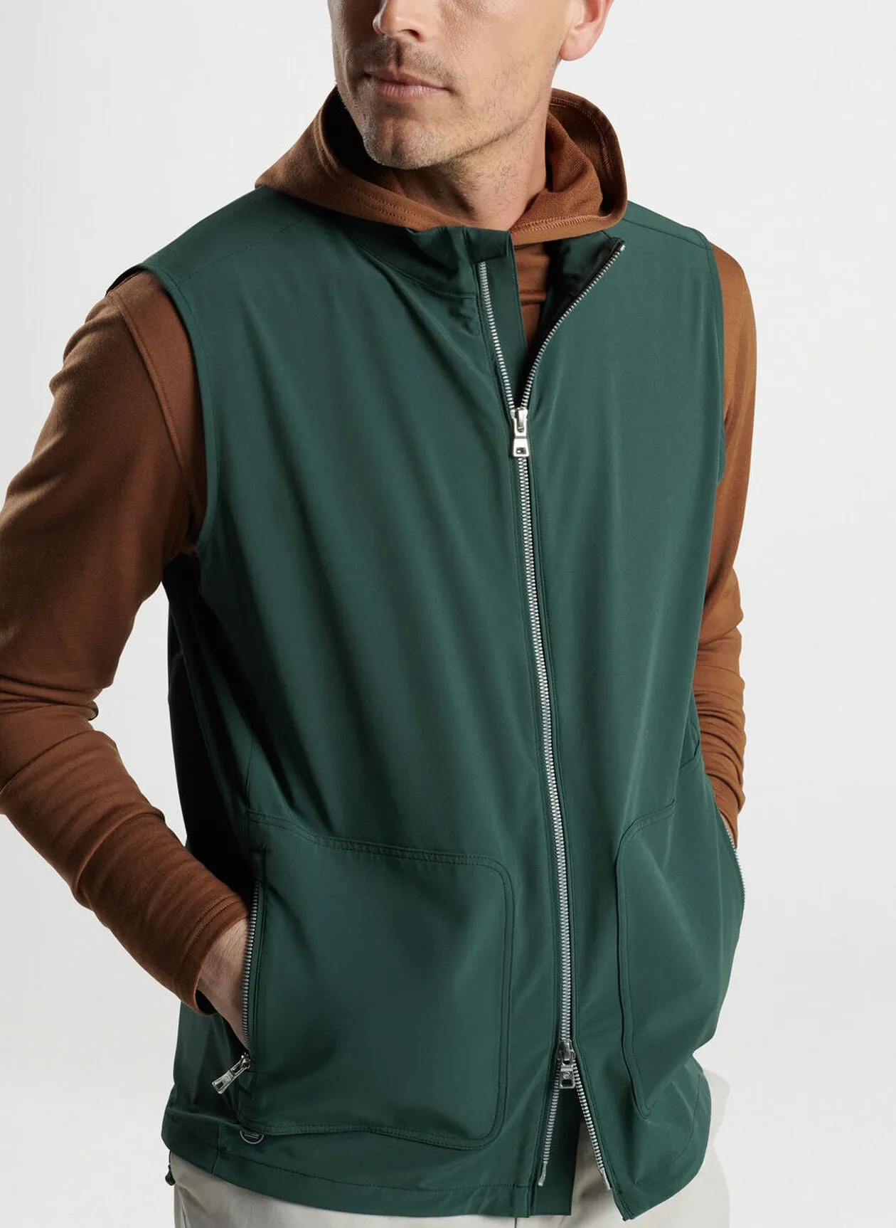 Peter Millar Mens Tailored Fit Contour Vest - LACINATO
