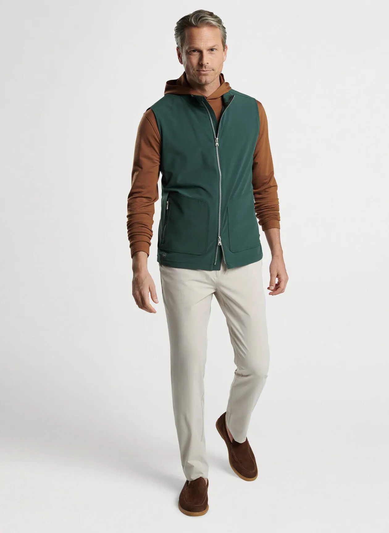 Peter Millar Mens Tailored Fit Contour Vest - LACINATO