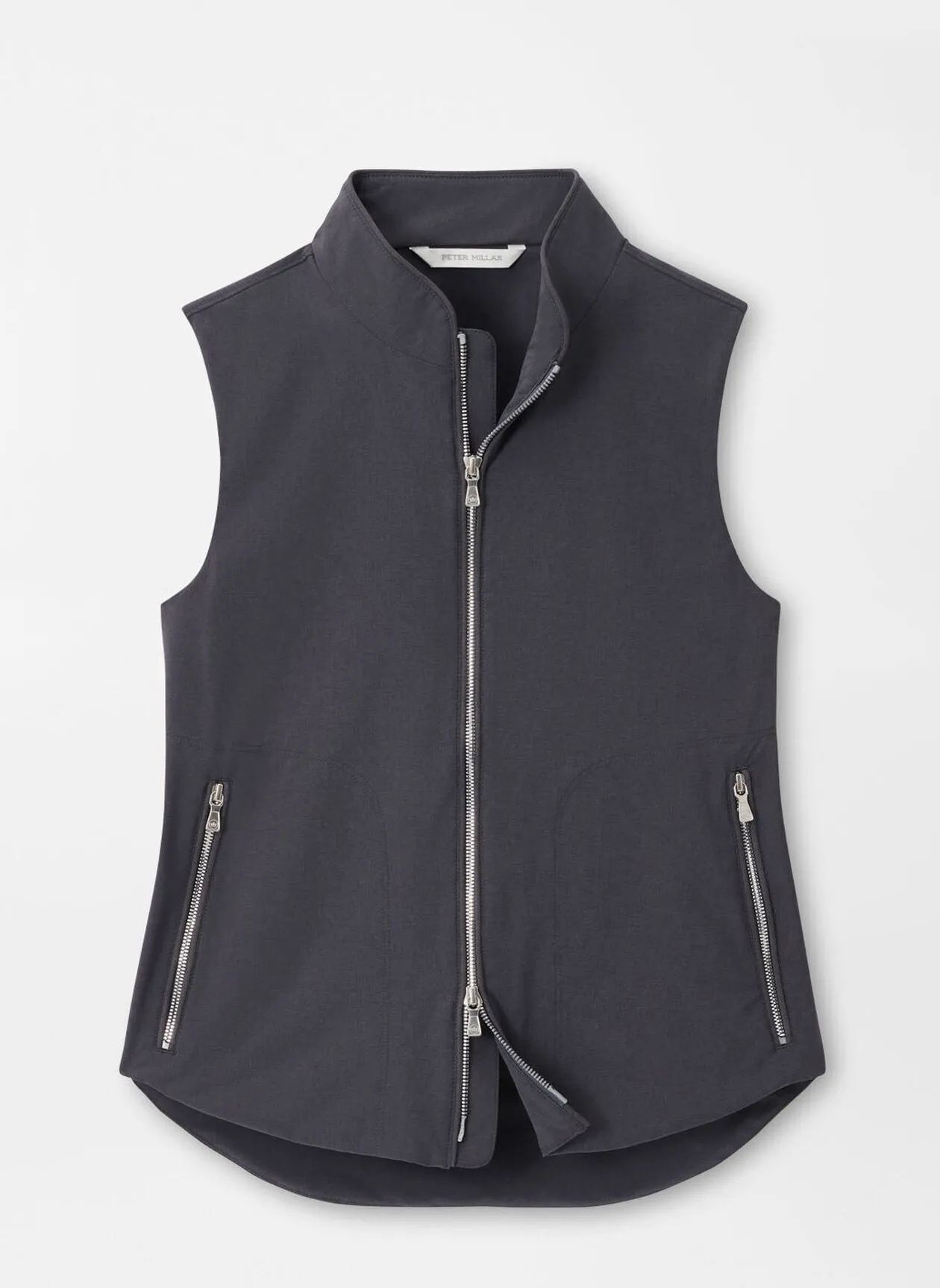 Peter Millar Womens Surge Full Zip Vest - GRAPHITE